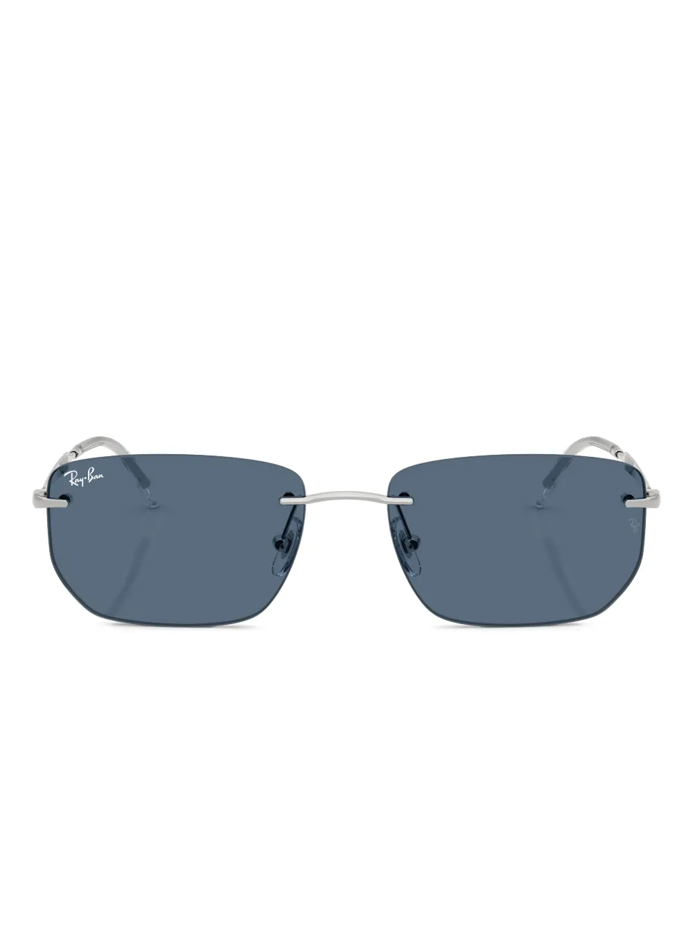 Ray-Ban rimless rectangle sunglasses | Silver | Image 1