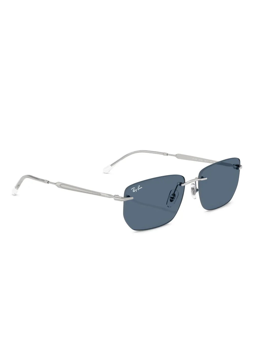 Ray-Ban Zonnebril met rechthoekig montuur - Zilver