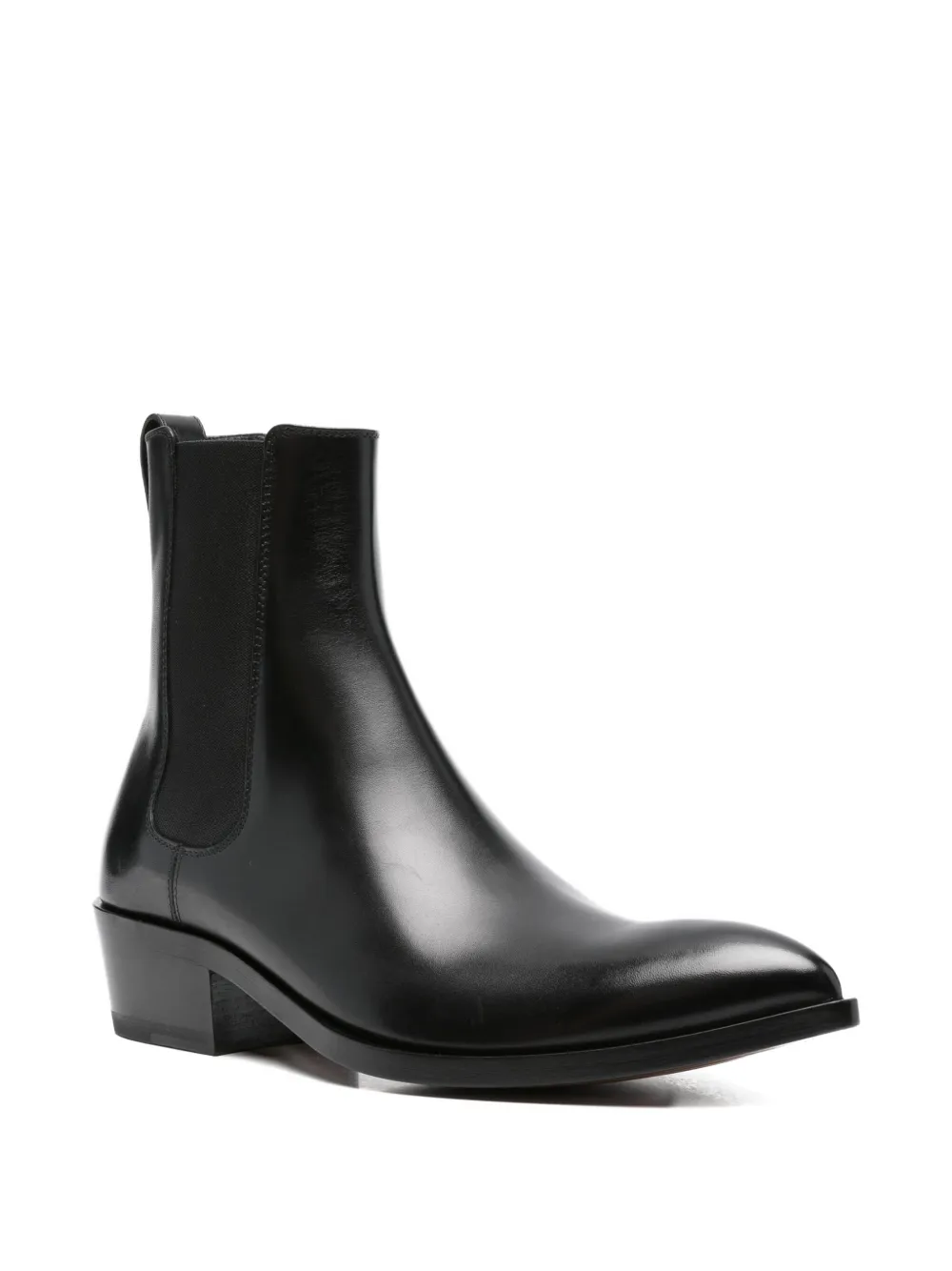 TOM FORD leather pointed-toe chelsea boots | Slip-On | Image 2