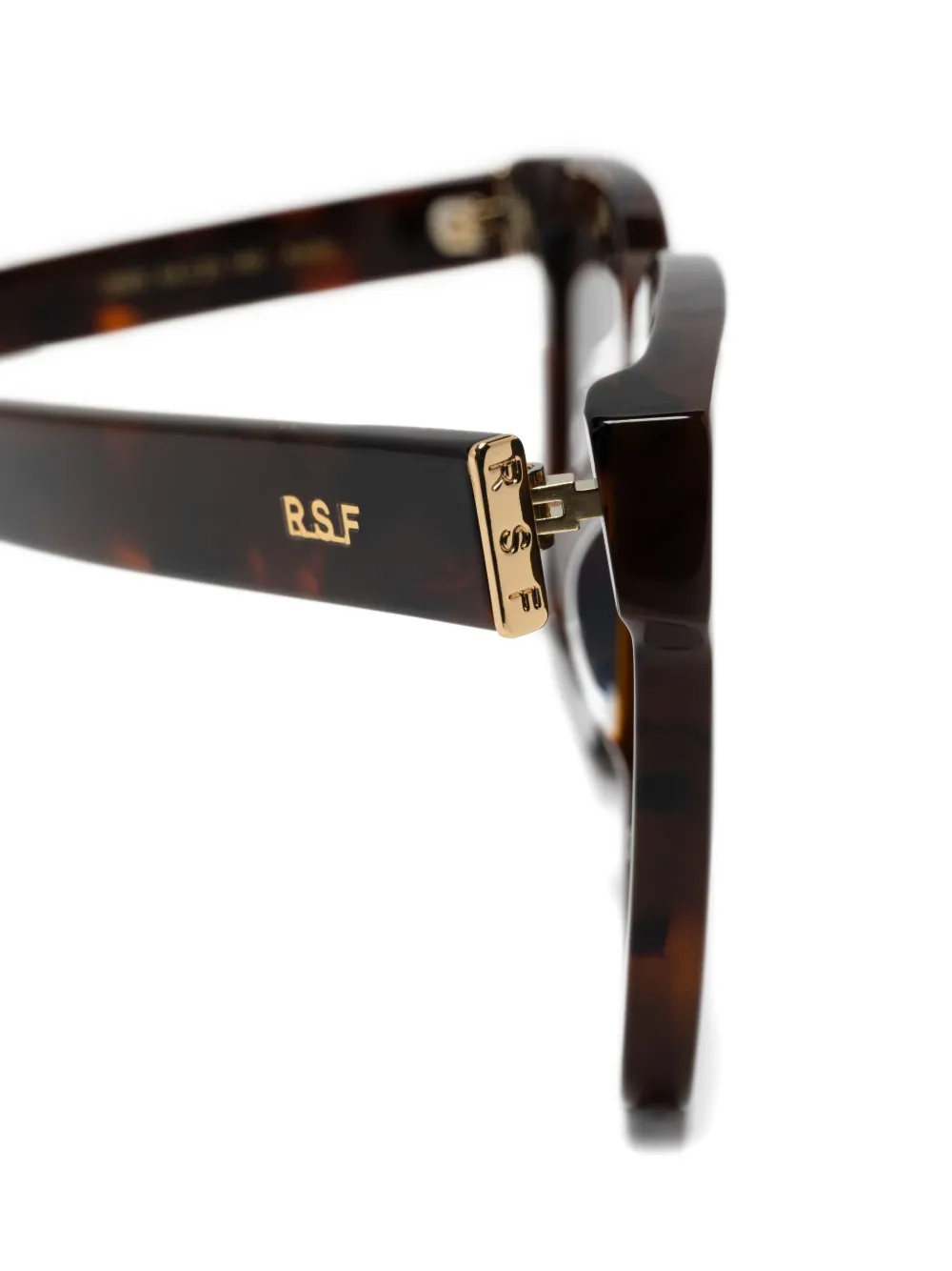 Retrosuperfuture Alto zonnebril met geometrisch montuur Bruin