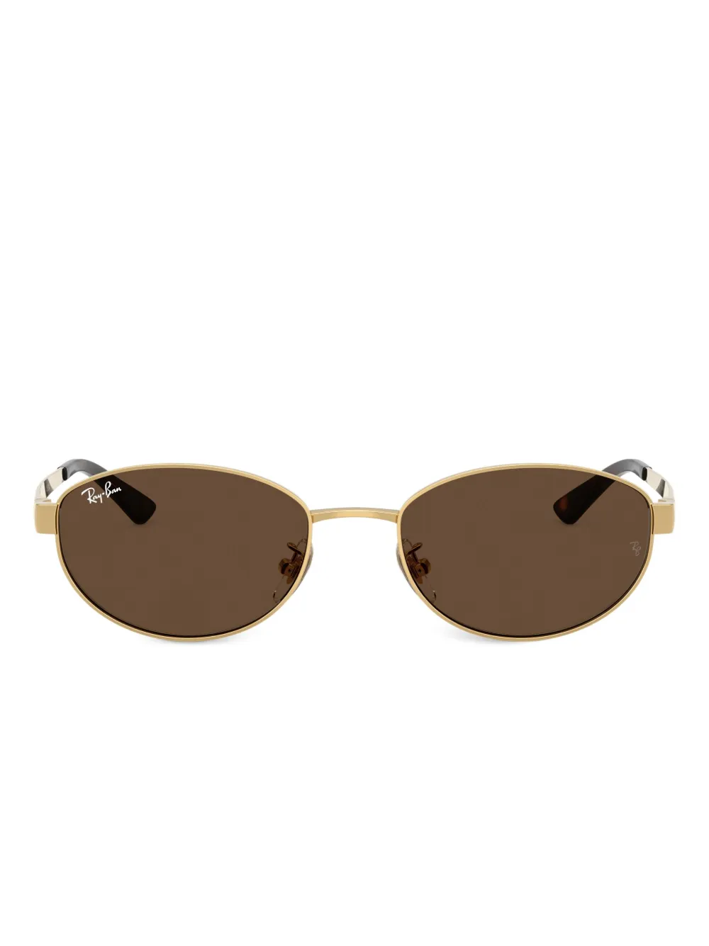 Ray-Ban oval-frame tinted sunglasses | Gold | Image 1