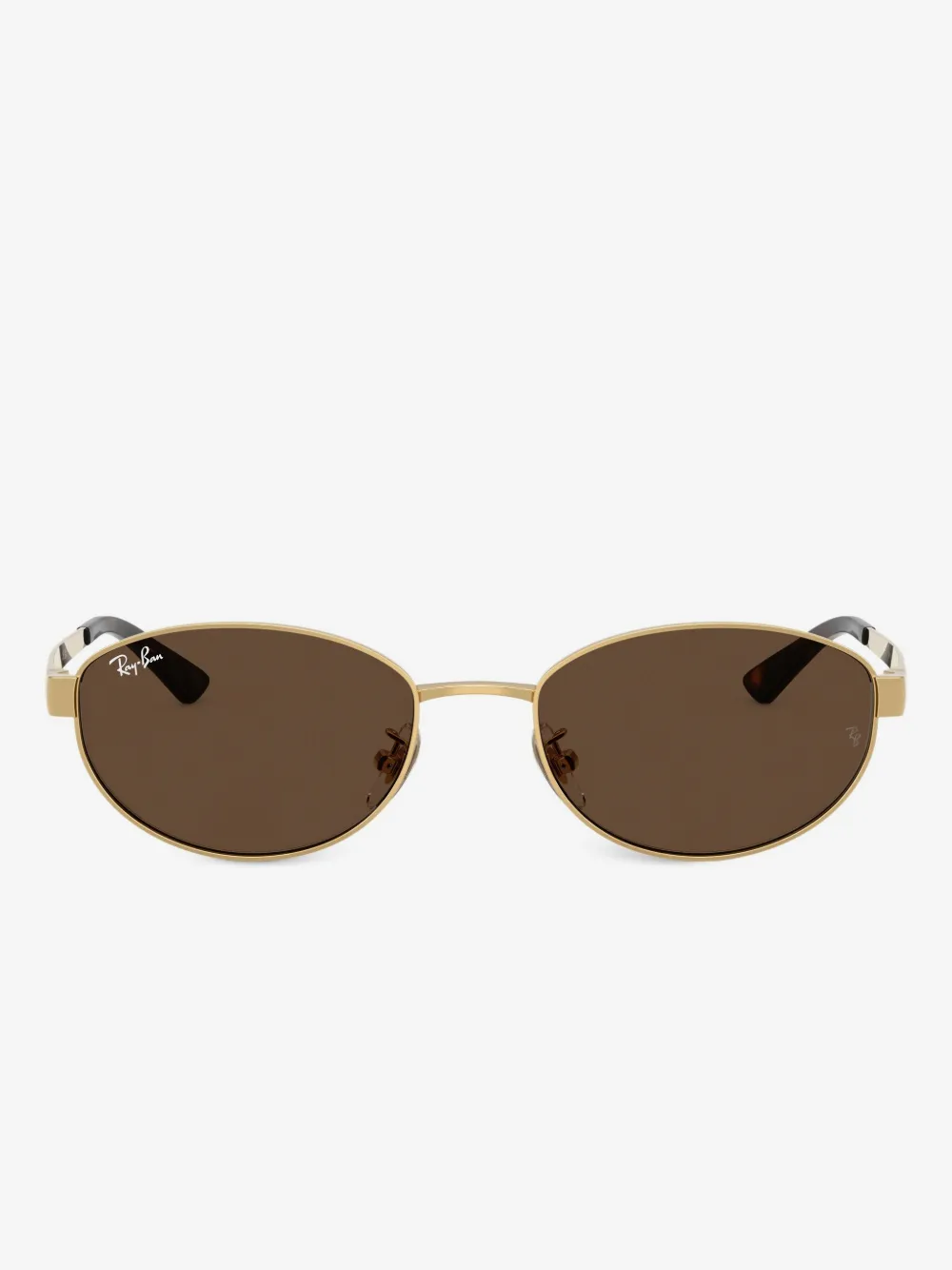 Ray-Ban 椭圆形镜框有色镜片太阳眼镜 | 金色 | Image 1
