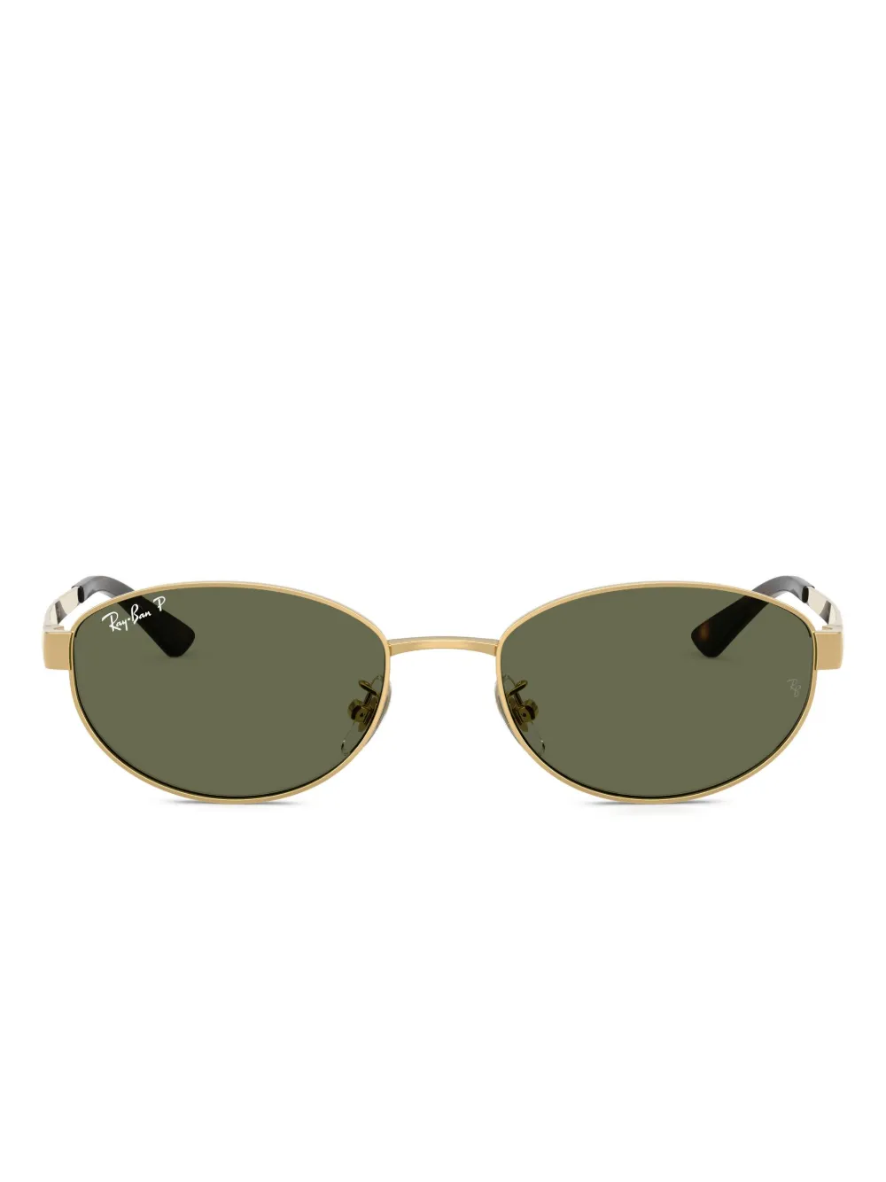 Ray-Ban  oval-frame sunglasses | Gold | Image 1