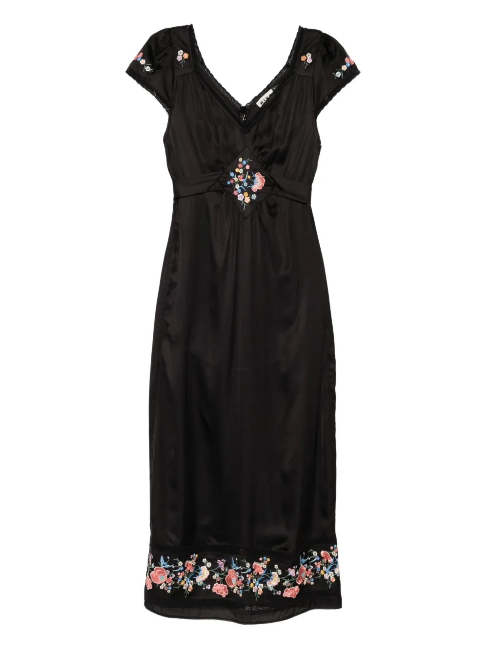Rixo Carey midi dress | Black | Image 1