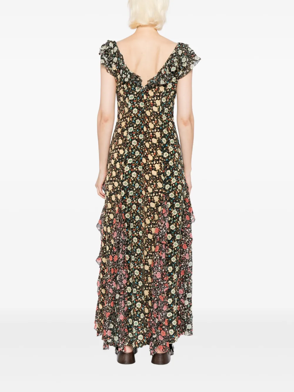 Rixo Ambika jurk Zwart