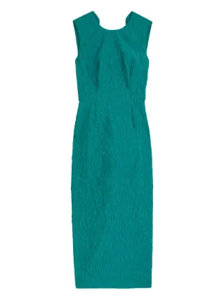 Roksanda Surah Textured Midi Dress | Green | FARFETCH IE Roksanda Surah Textured Midi Dress | Green | FARFETCH IE