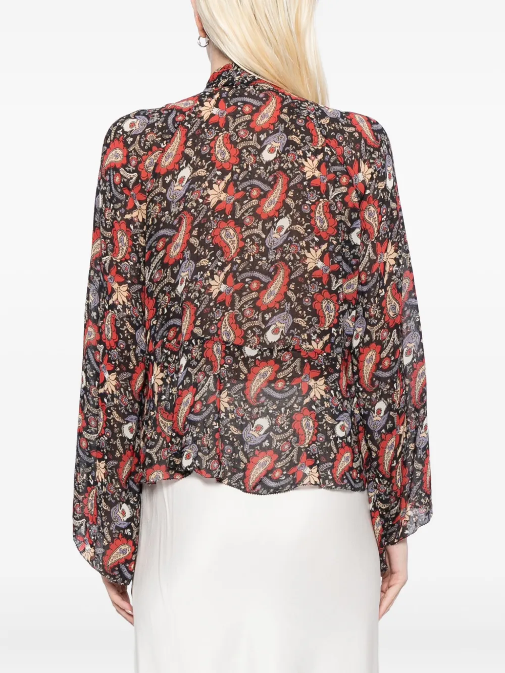 Rixo Uma Valverde blouse Zwart