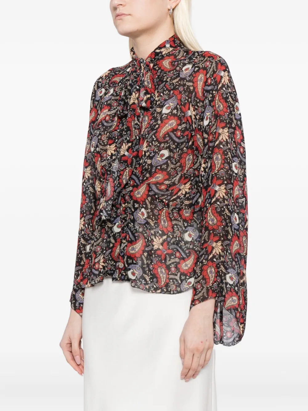 Rixo Uma Valverde blouse Zwart