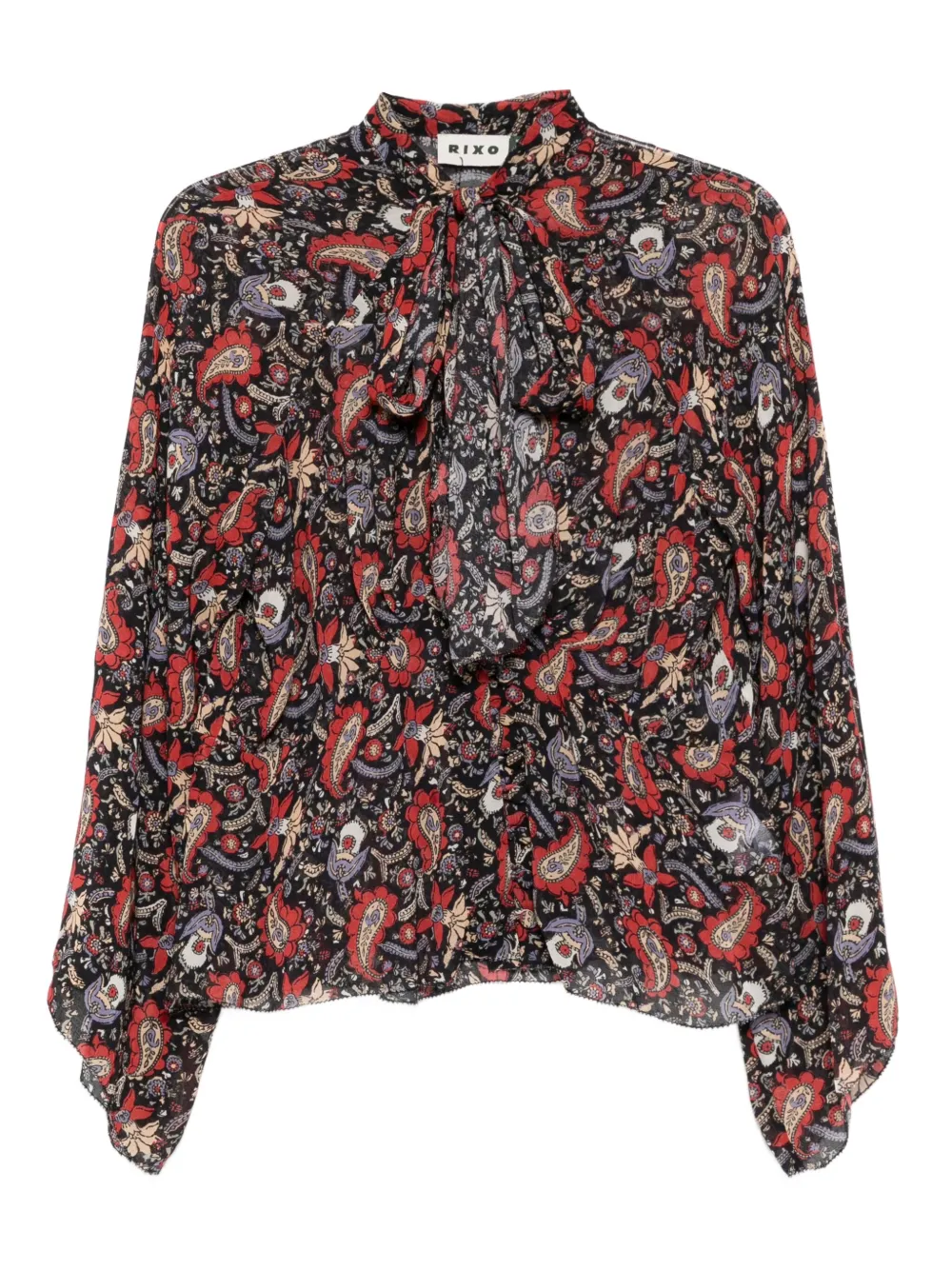 Rixo Uma Valverde shirt | Black | Image 1
