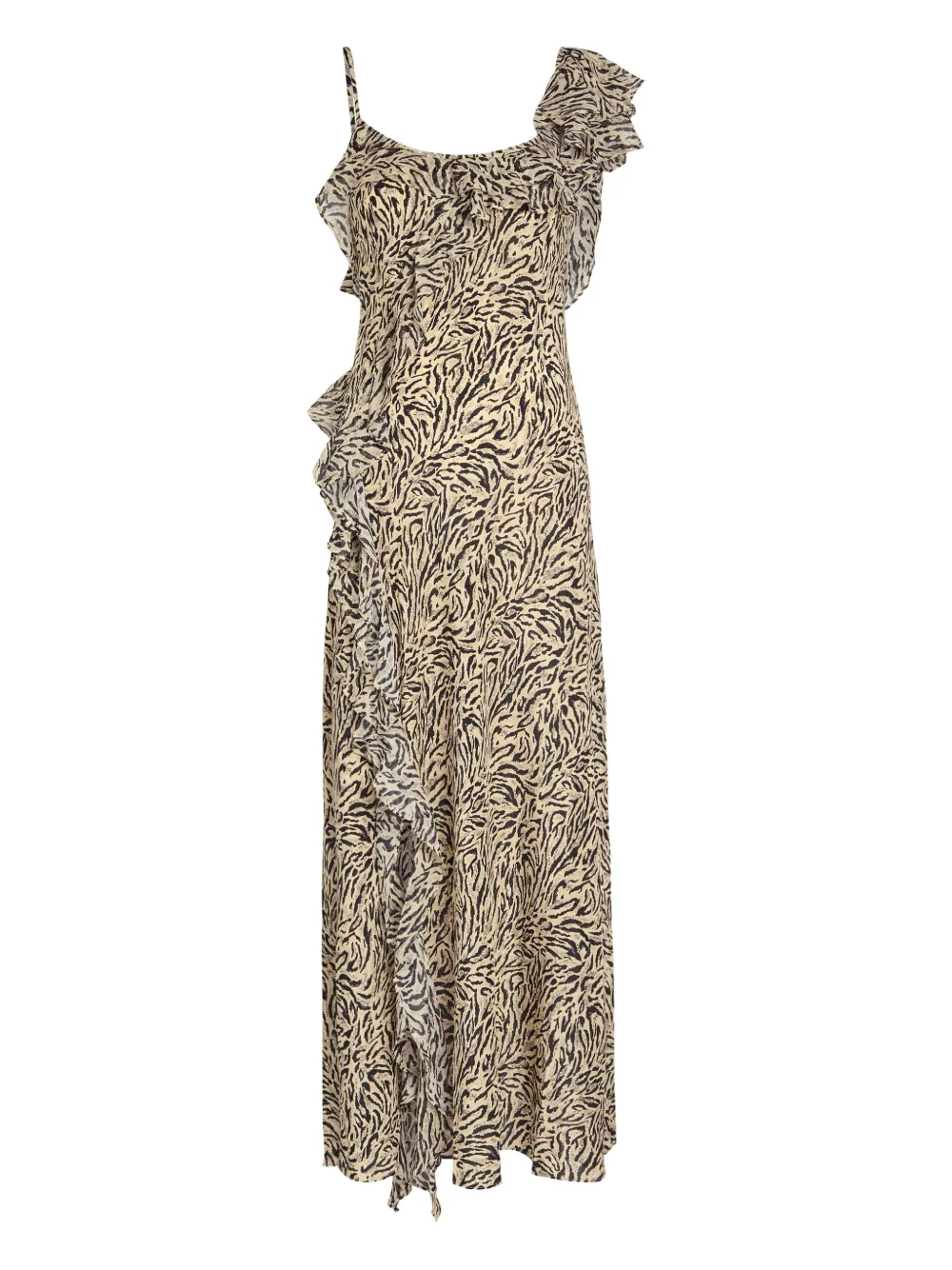 Rixo Ester ruffled maxi dress - Beige