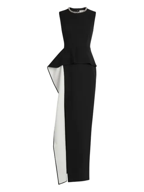Roland Mouret vestido de fiesta largo con detalles