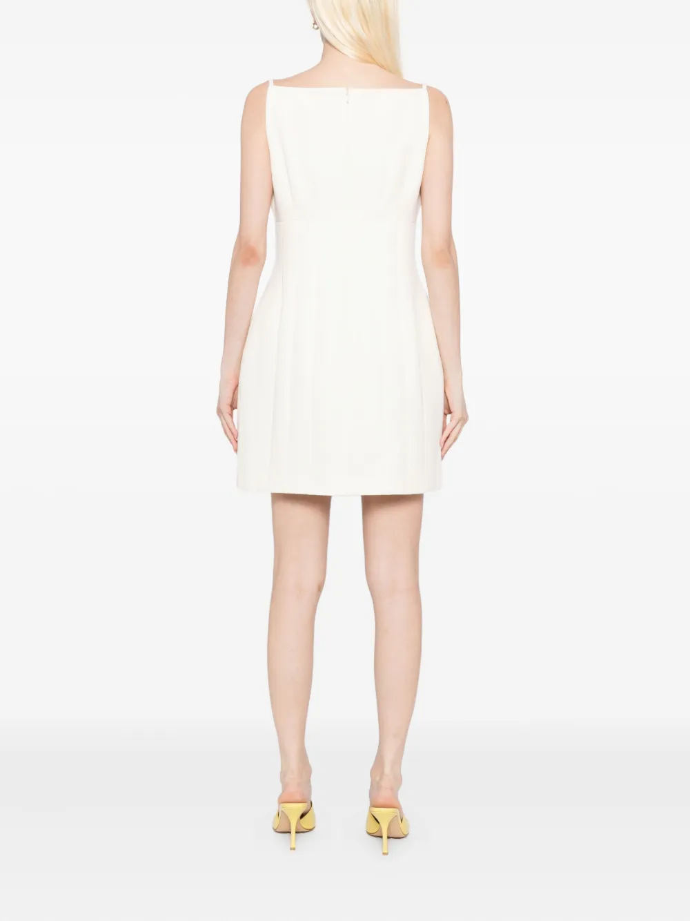 Roland Mouret Light-crepe Dress In White