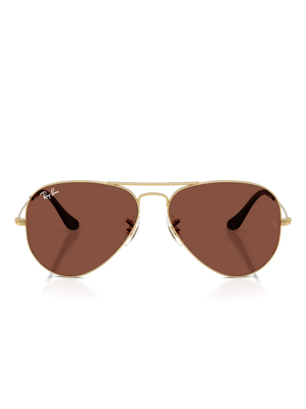 Ray Ban Aviator Large Sunglasses In Brown