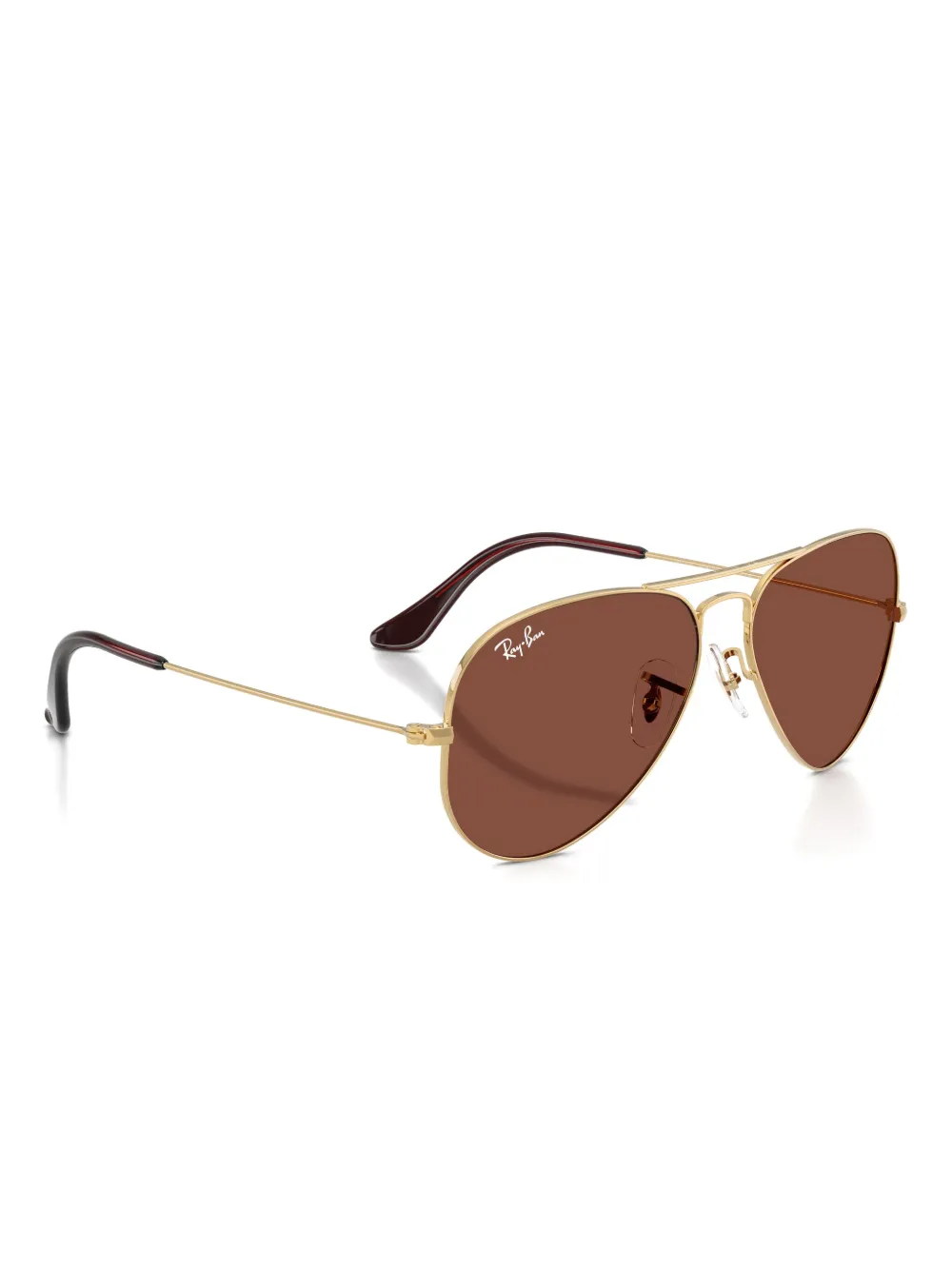 Ray Ban Aviator Large Sunglasses In Brown