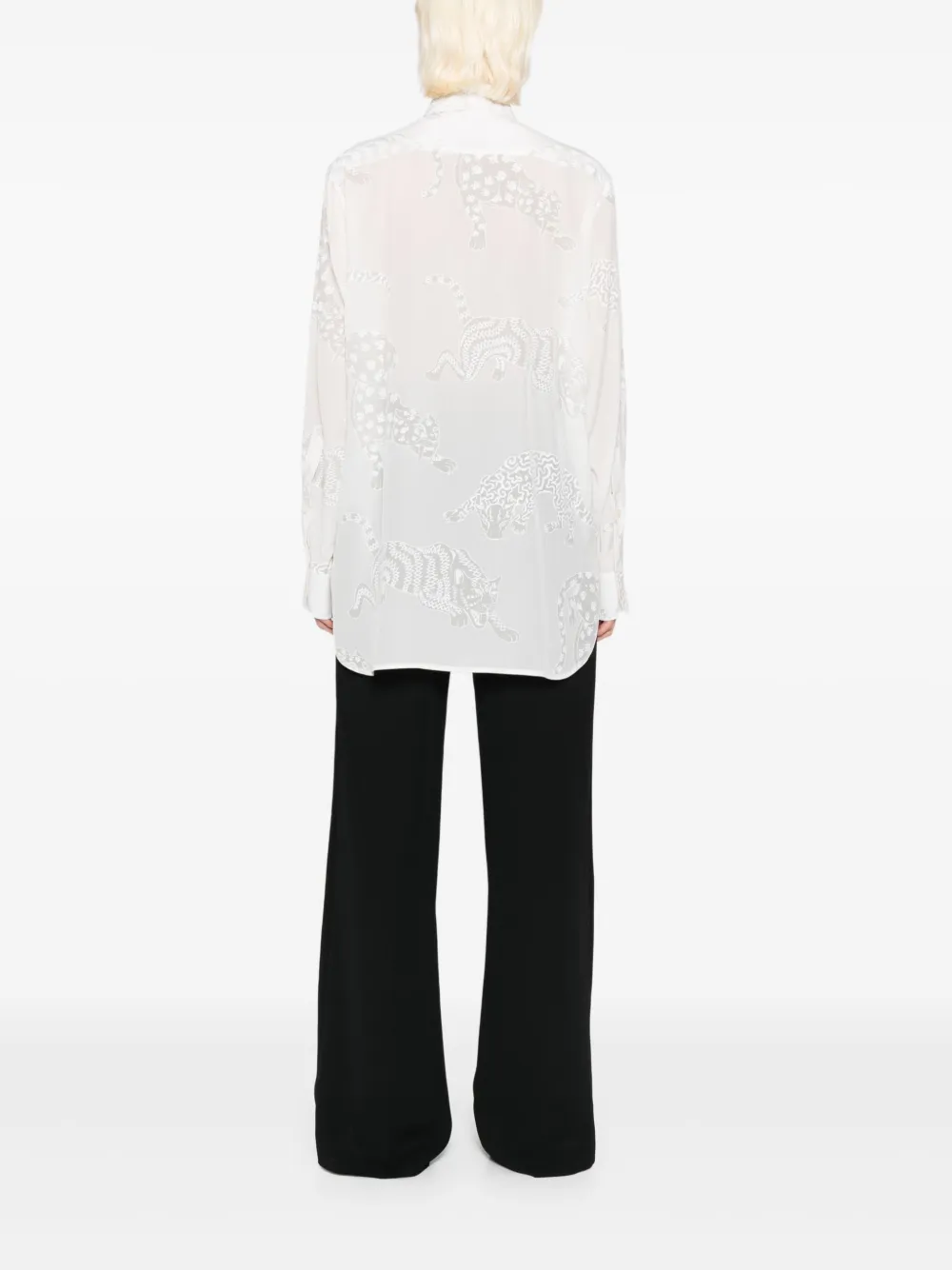 Stella McCartney Wild Cat blouse Beige