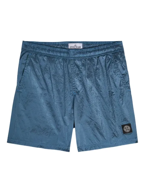 Stone Island logo-patch swim shorts