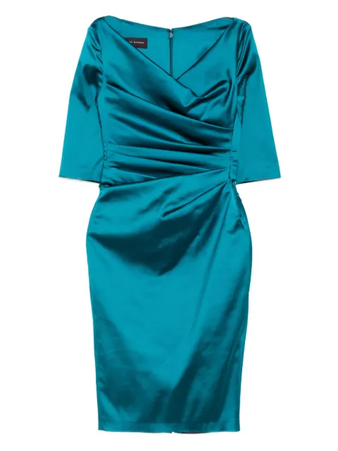 Talbot Runhof V-neck cocktail dress