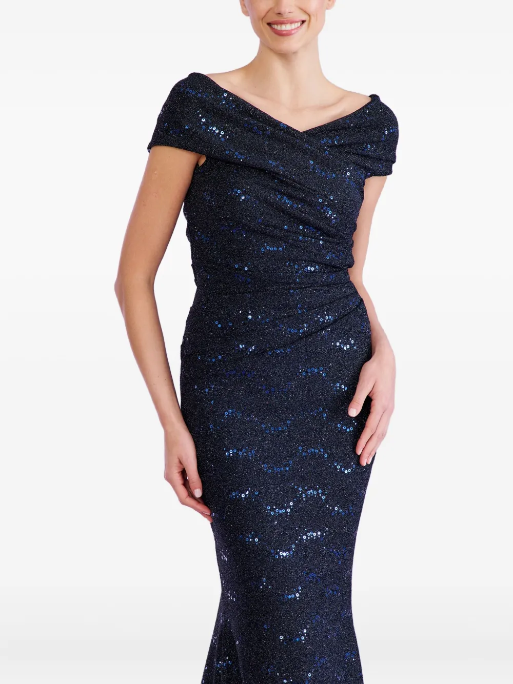 Talbot Runhof Mobina 3 maxi dress | Blue | Image 1