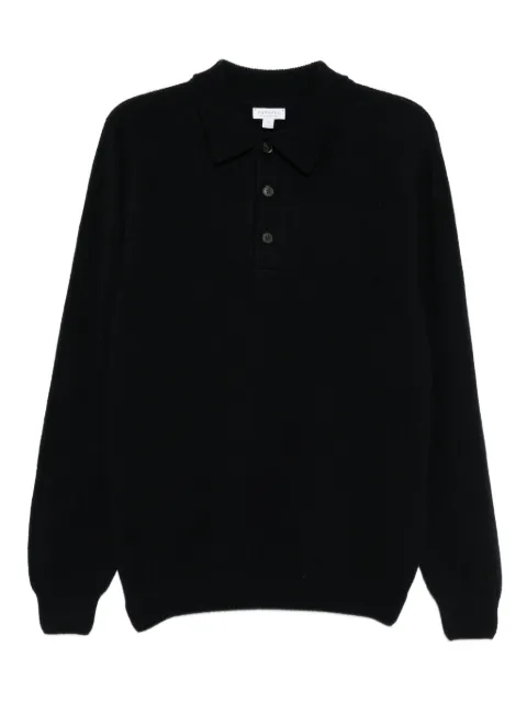Sunspel wool polo shirt