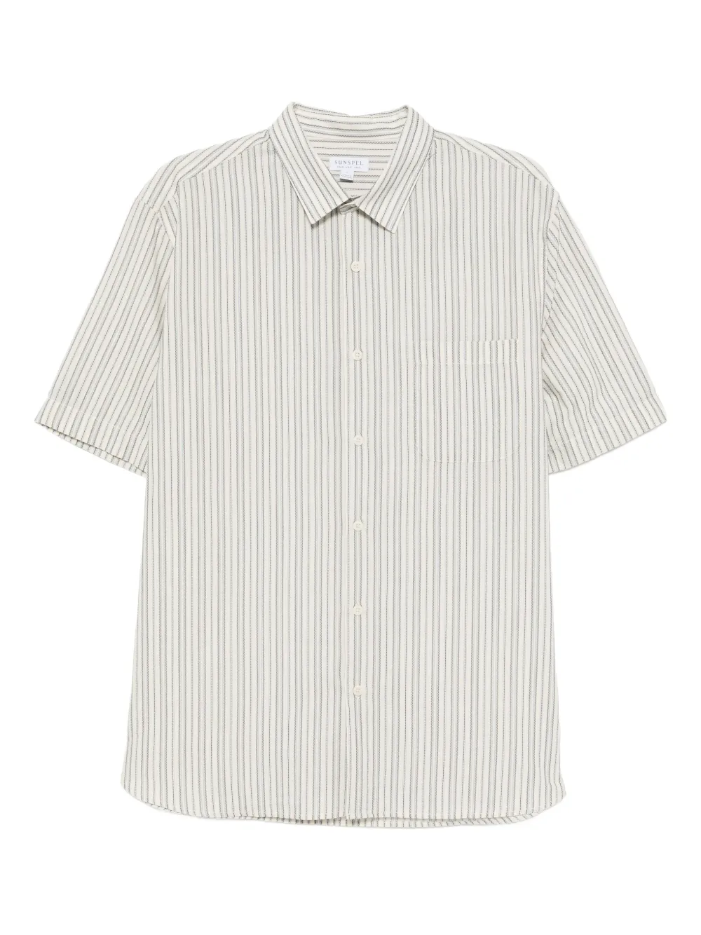 Sunspel Vintage striped shirt | Neutrals | Image 1