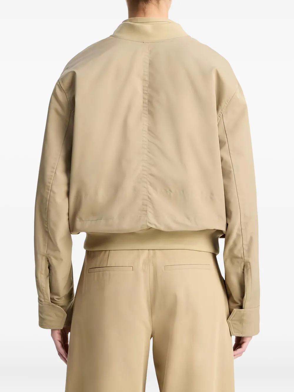 Vince Long-sleeves Bomber Jacket In Neutral