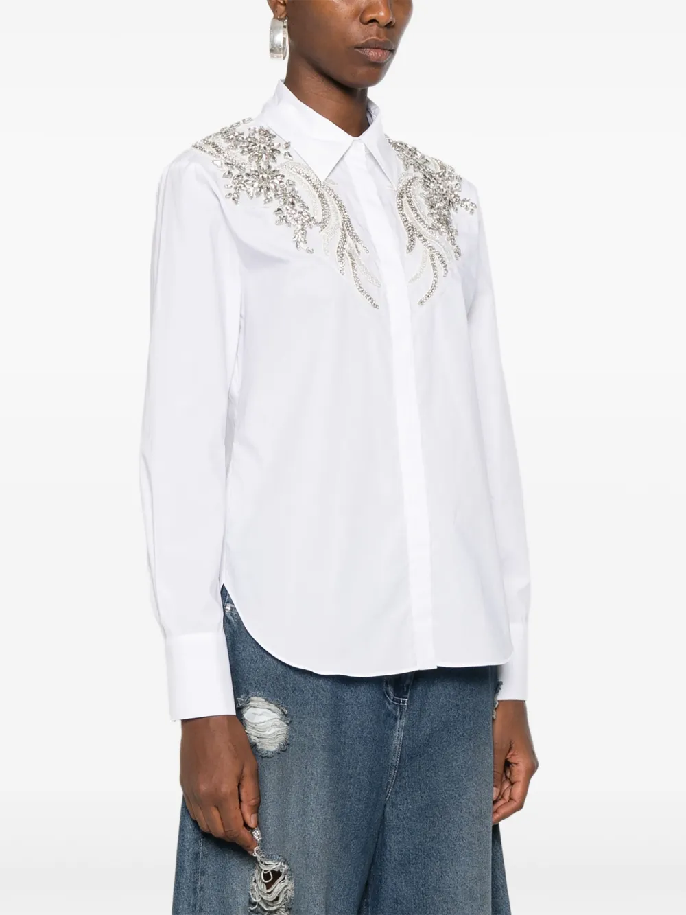 Blugirl Katoenen blouse Wit