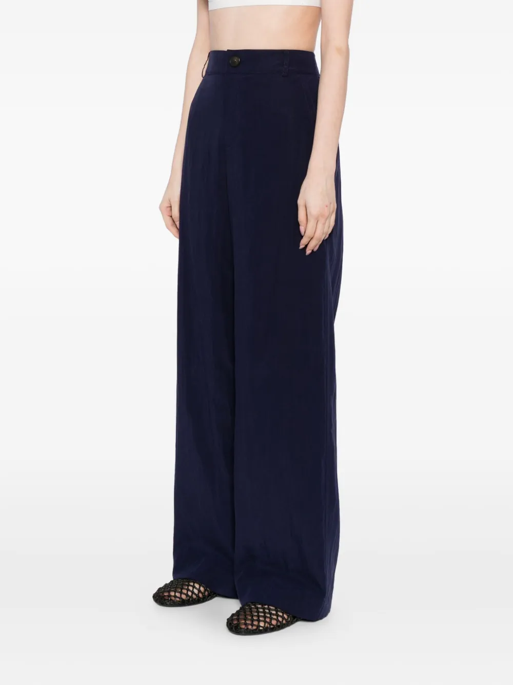 Vince Broek met wijde pijpen Blauw