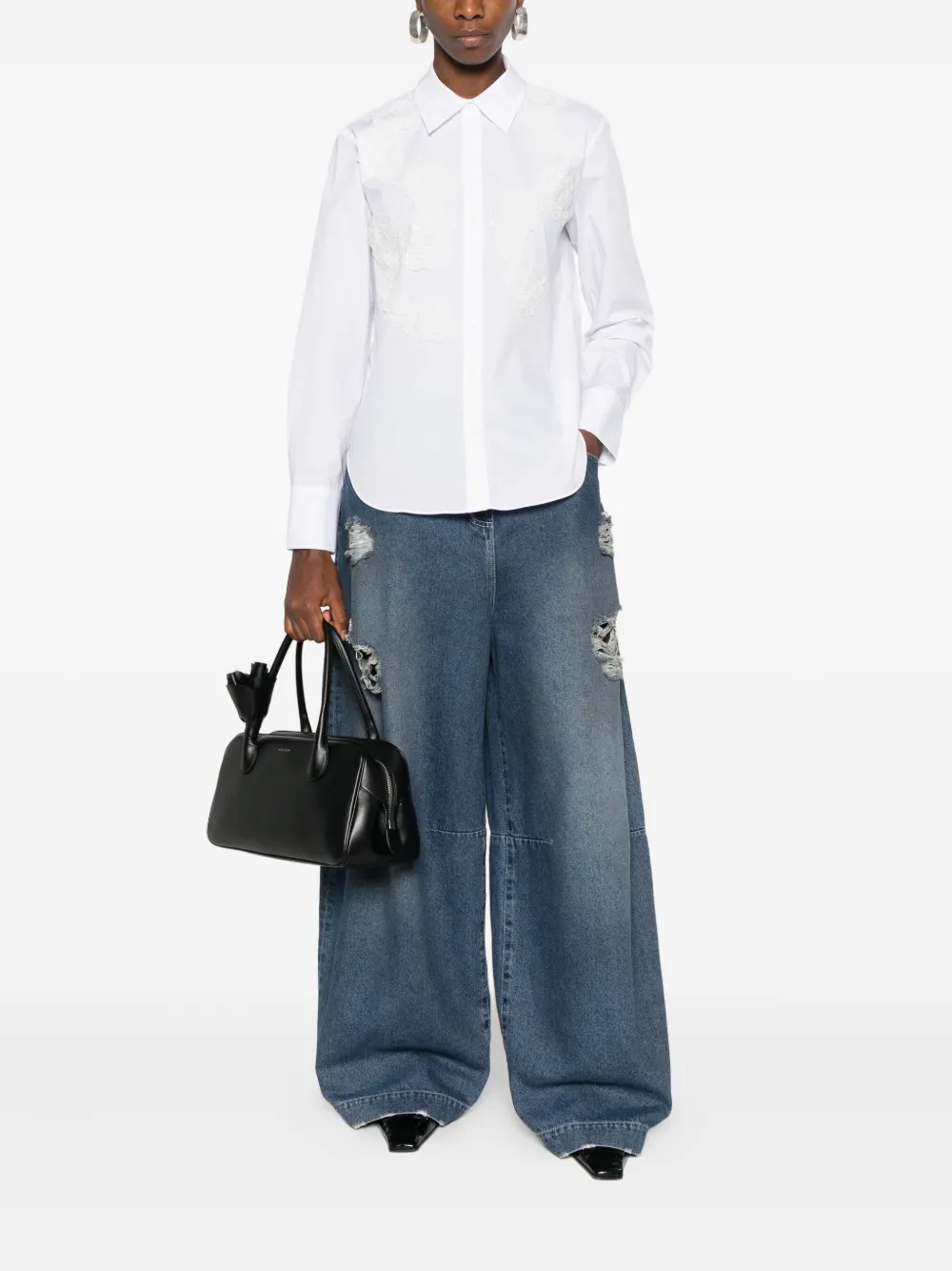 Blugirl long sleeve shirt - Wit
