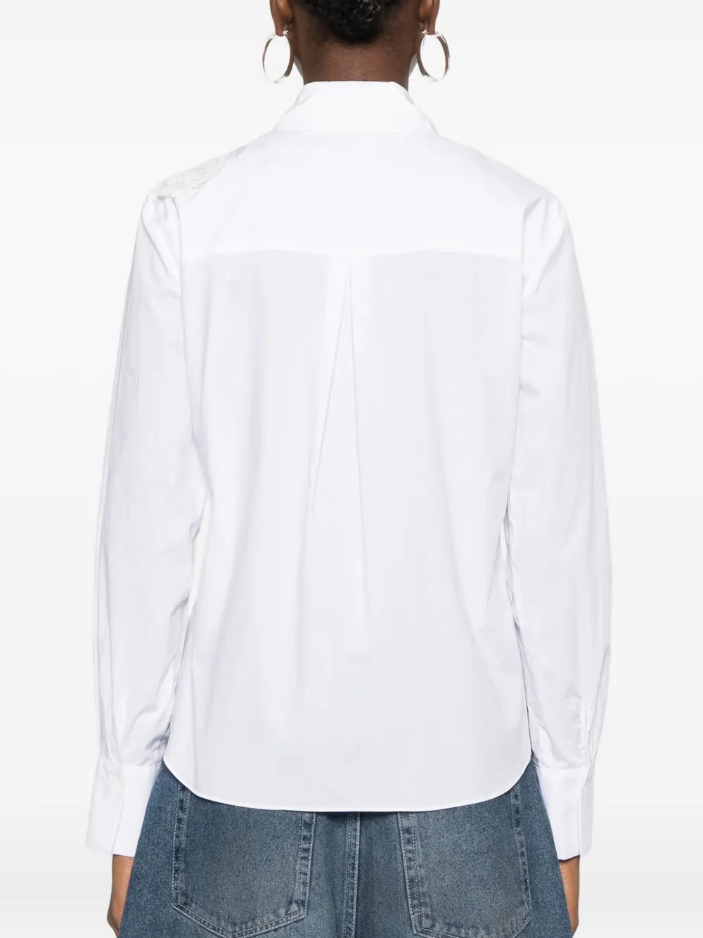 Blugirl blouse met lange mouwen Wit