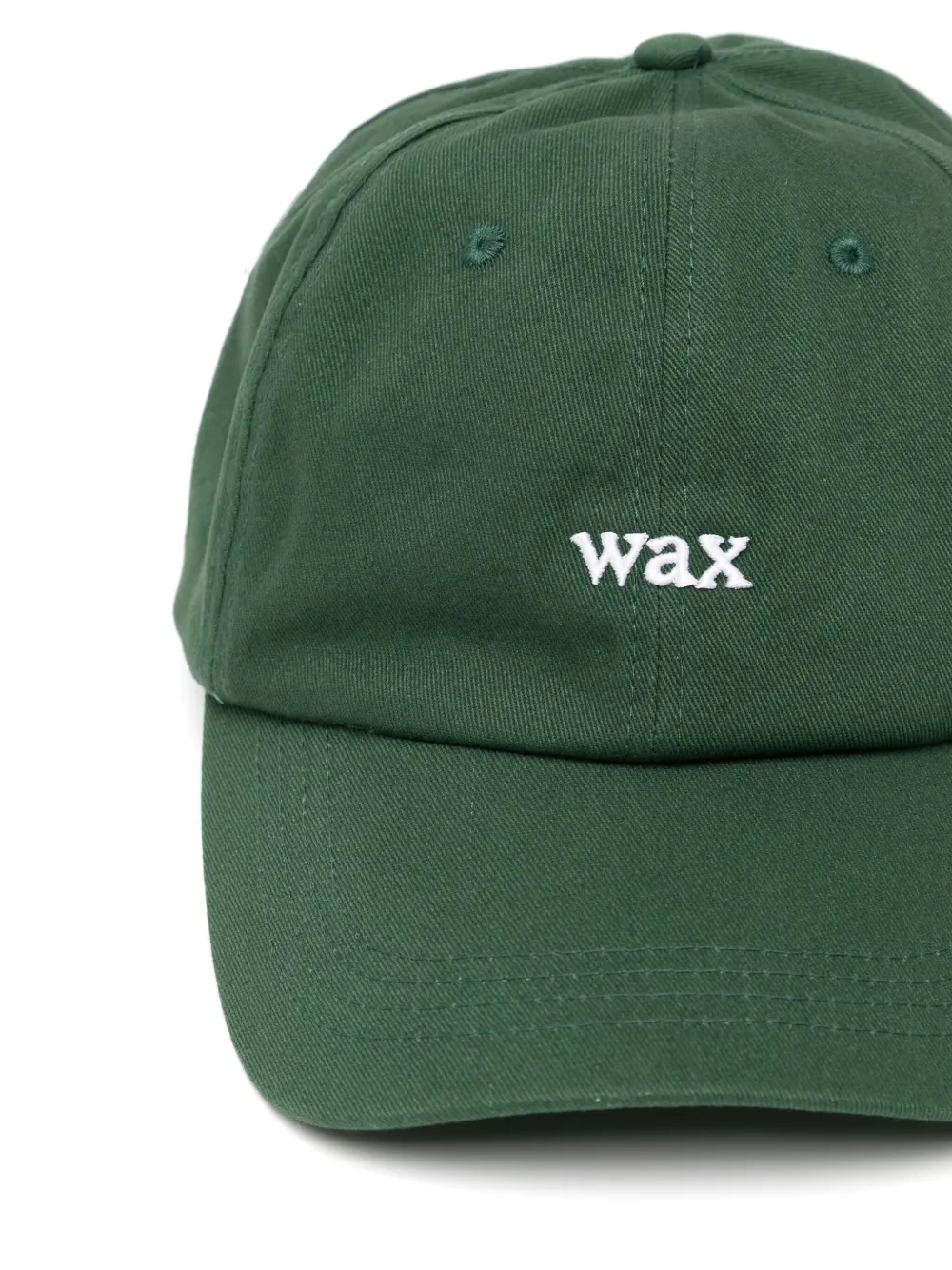 Wax London Spencer pet met geborduurd logo Groen