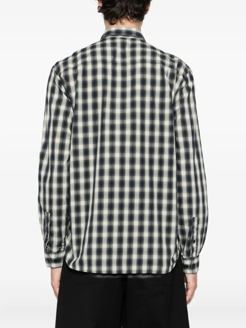 Ymc You Must Create Curtis Shirt In Blue
