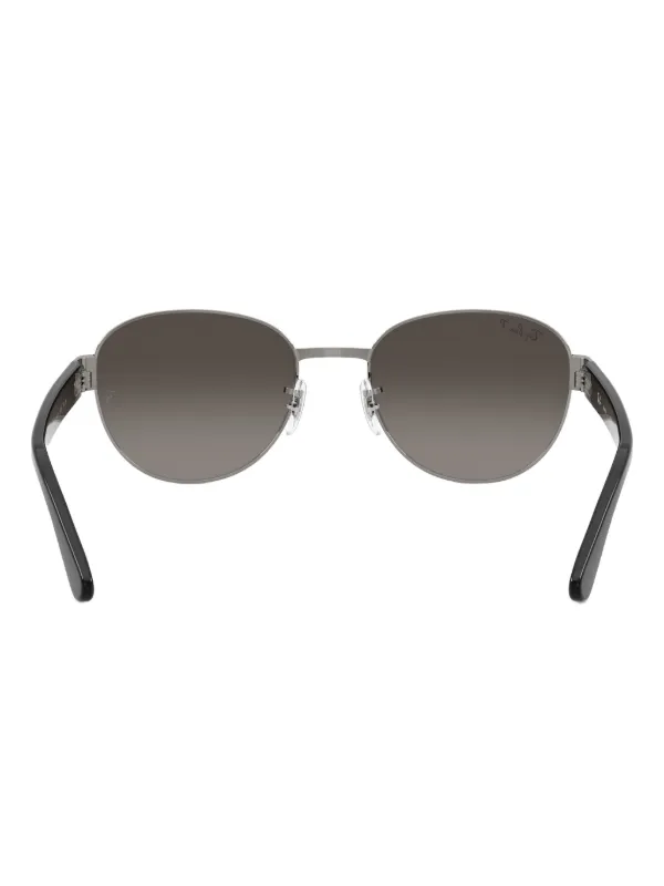 Ray-Ban グレー ラウンドサングラス Ray-Ban ラウンドフレーム サングラス | グレー | FARFETCH JP