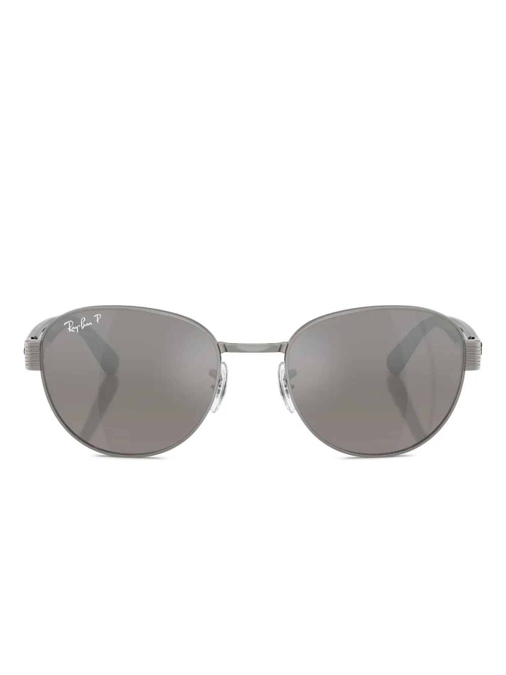 Ray Ban Round-frame Sunglasses In Gray