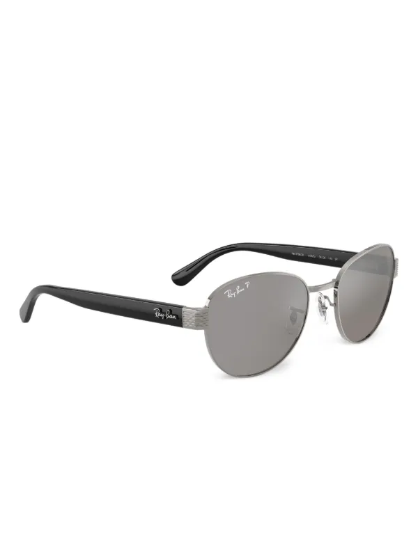 Ray-Ban ラウンドフレーム サングラス | グレー | FARFETCH JP