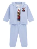 guess kids teddy-print tracksuit (set of three) - Blue
