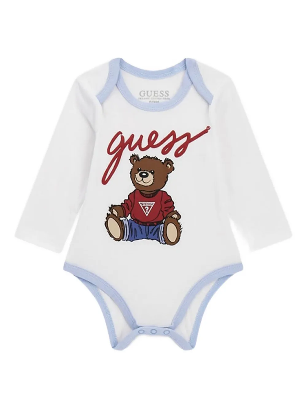 guess kids teddy-print tracksuit (set of three) Blauw