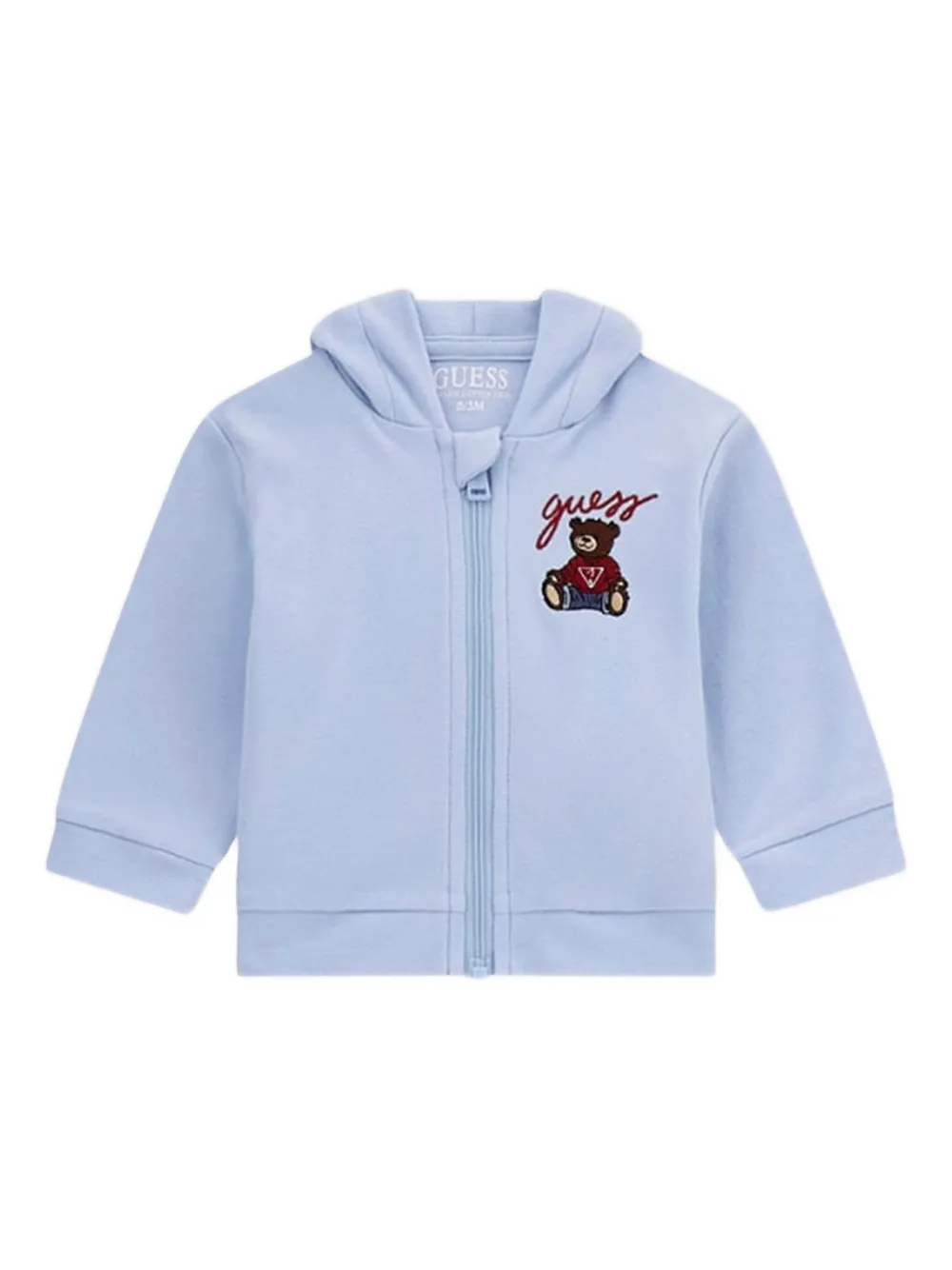 guess kids teddy-print tracksuit (set of three) Blauw