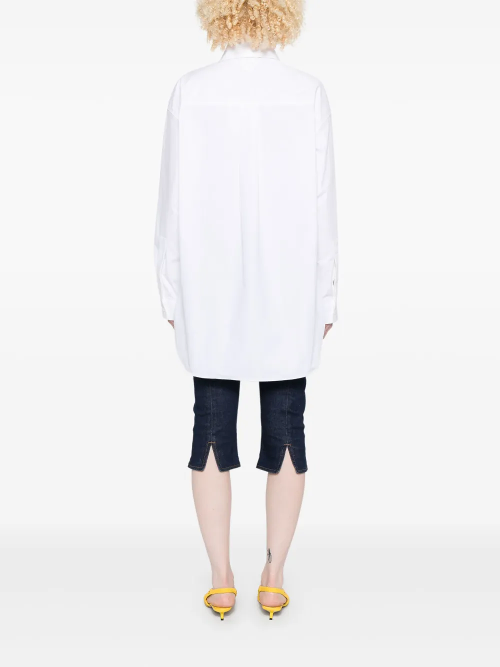 Jacquemus Blouse met ronde zoom Wit