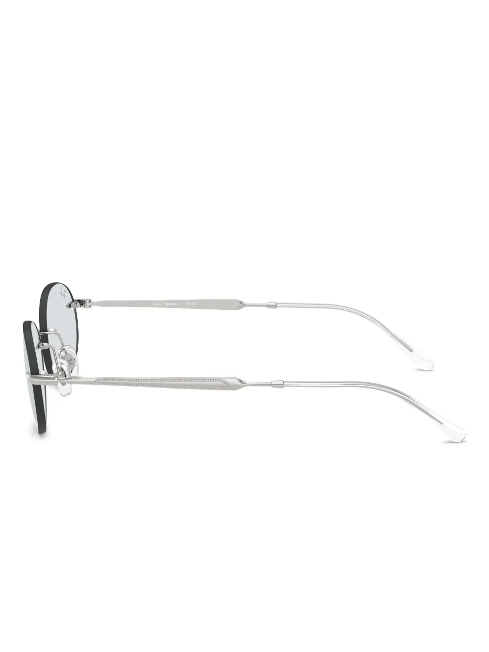 Ray-Ban Bril met ovaal montuur Zilver