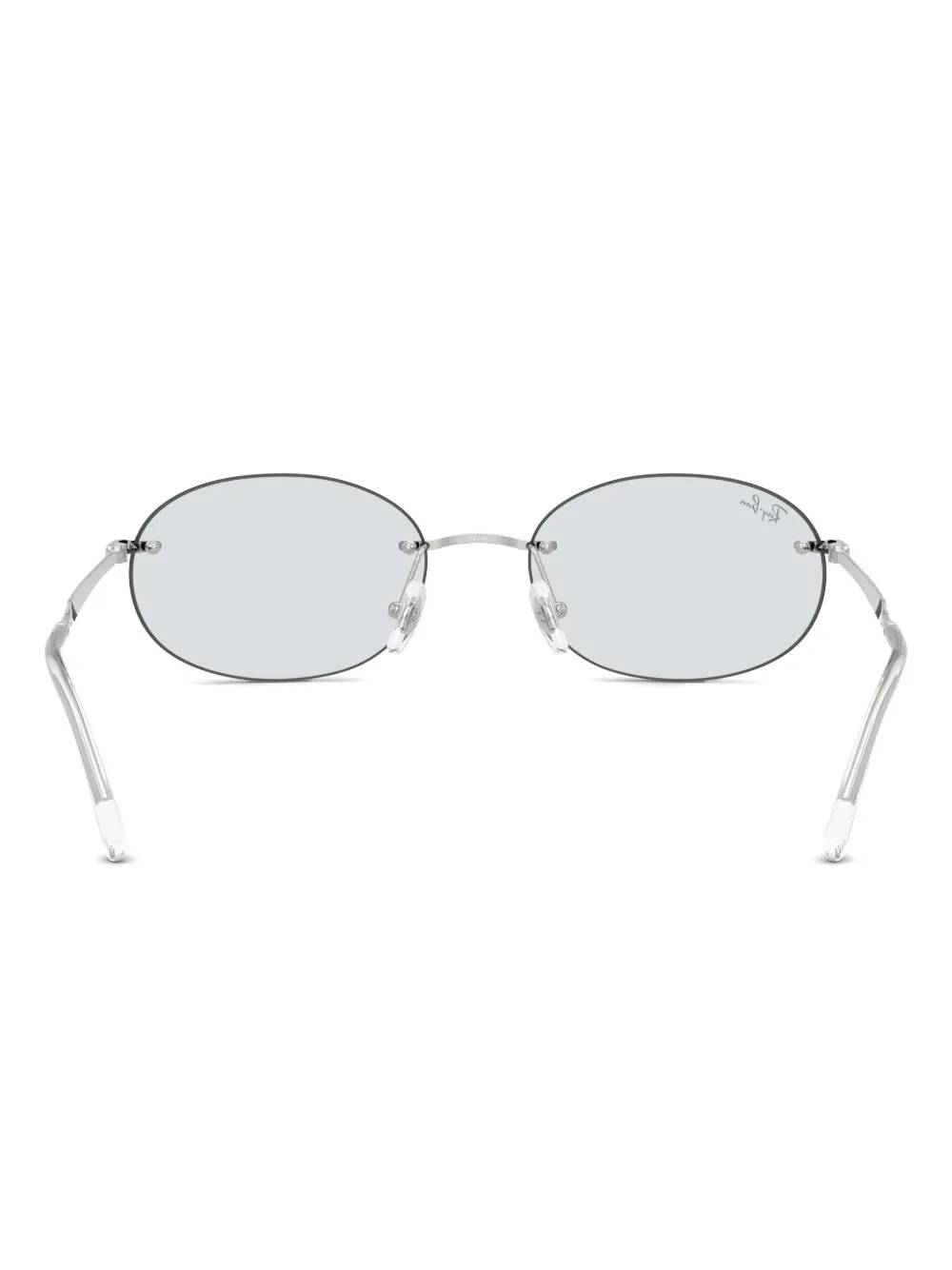 Ray-Ban Bril met ovaal montuur Zilver