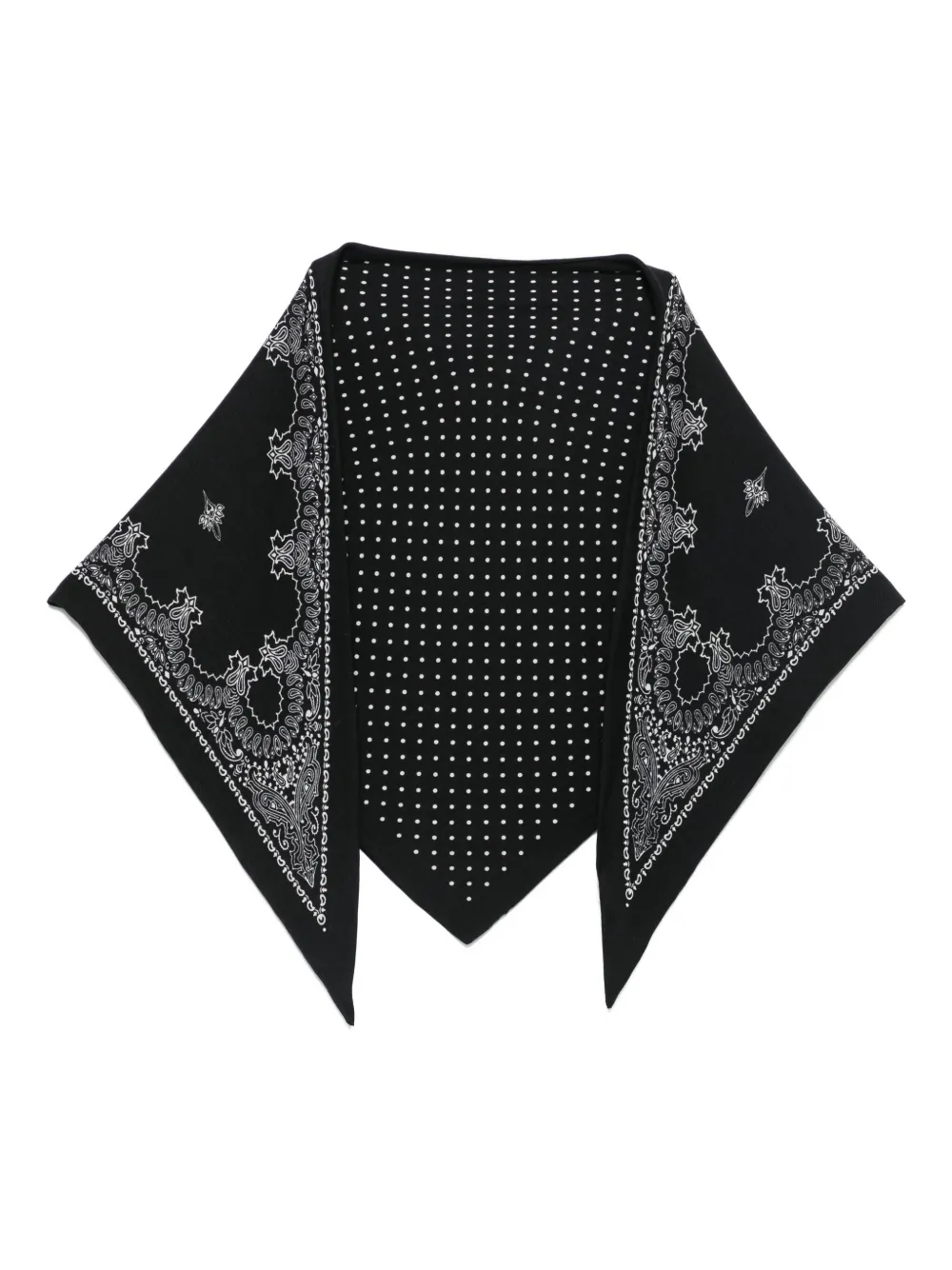 Destin Judy triangular scarf | Black | Image 1
