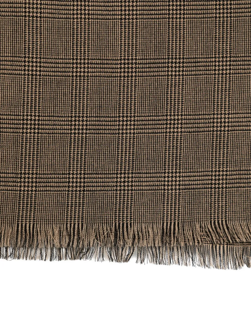 Destin prince of wales-check wool scarf | Image 2