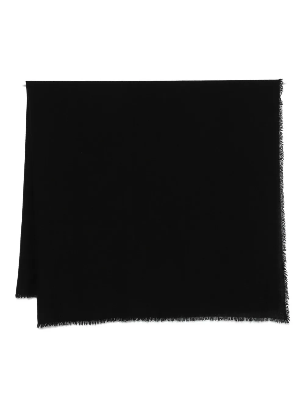 Destin Fringed Cashmere Scarf In Black
