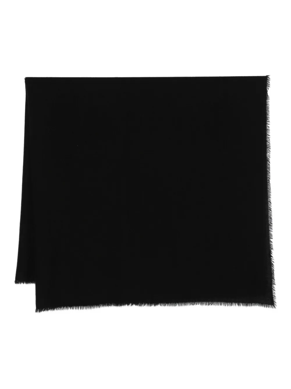 Destin fringed cashmere scarf | Black | Image 1