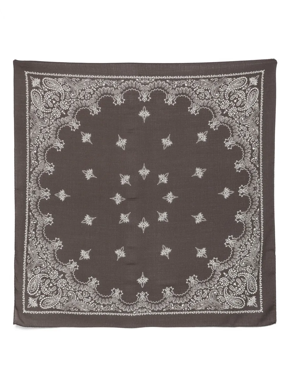 Destin paisley bandana scarf | Brown | Image 1