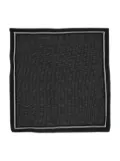 Destin polka-dot wool scarf - Black