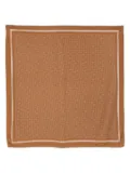 Destin polka-dot wool scarf - Brown