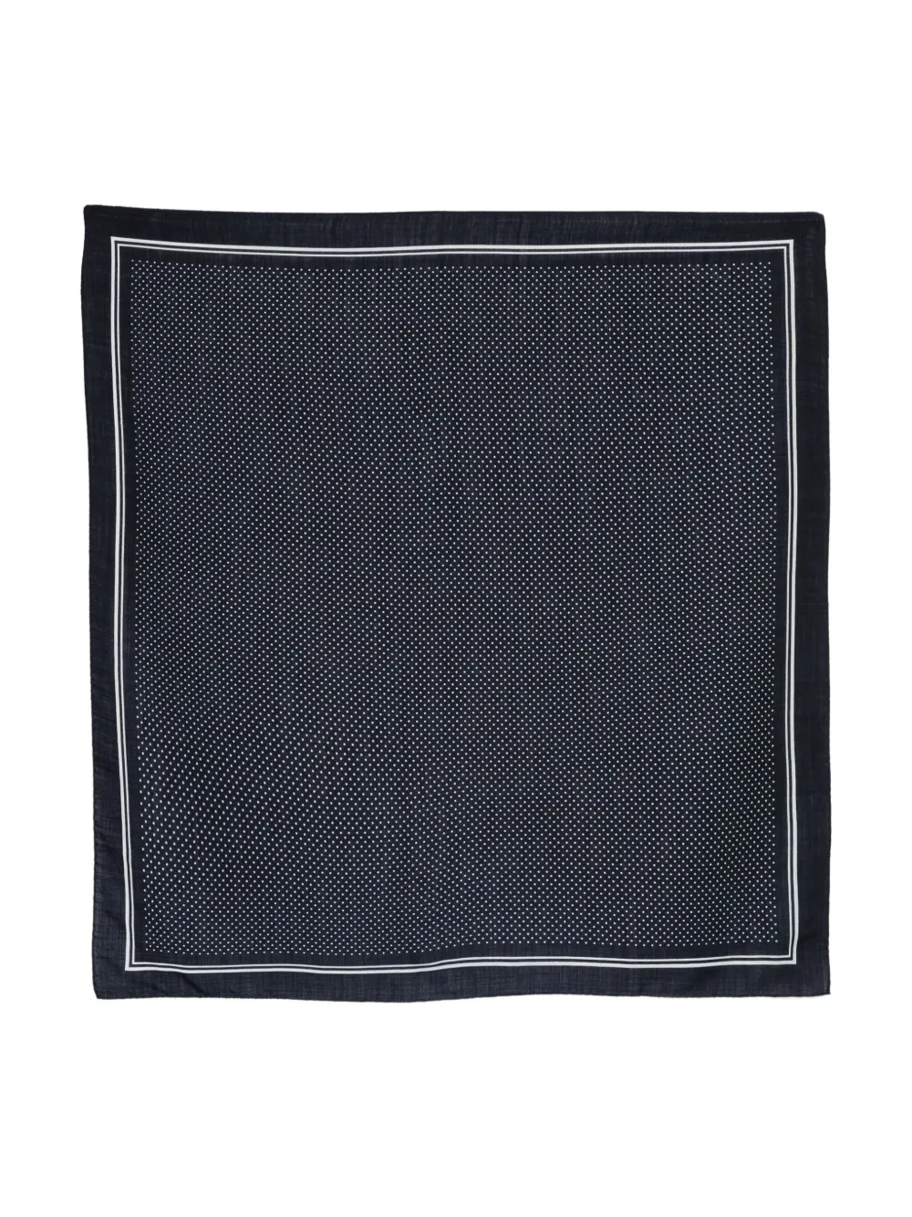 Destin polka-dot wool scarf | Blue | Image 1