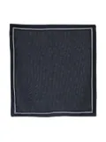 Destin polka-dot wool scarf - Blue