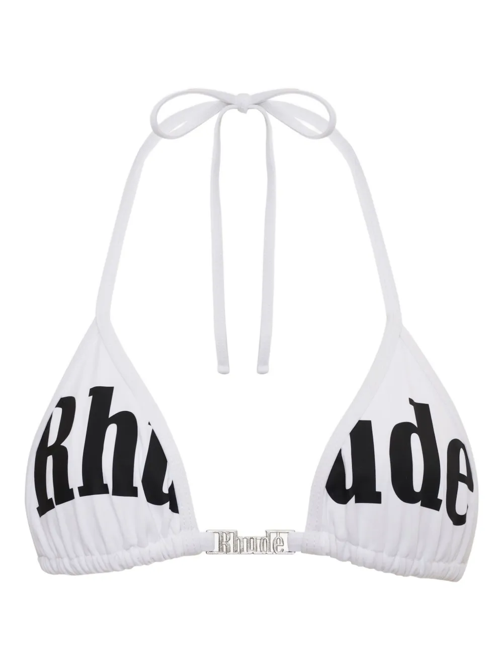 Rhude Logo Two-piece Swimsuit In Gray